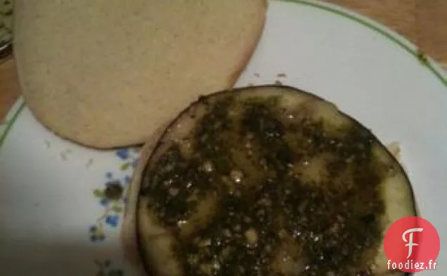 Piles de Pesto d'Aubergines au Fromage (Aubergines)