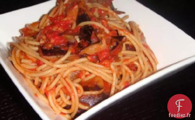 Pâtes Végétaliennes Alla Norma Pâtes Végétaliennes Aux Aubergines