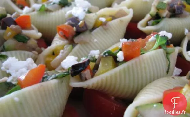 Conchiglioni Farcis Aux Légumes Et Feta Au Lait De Chèvre Avec B