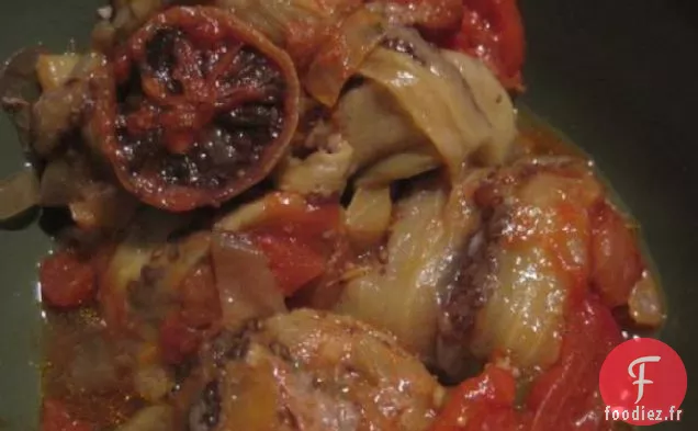 Lis'an El Qa'thi - Langue des Juges (Aubergines Farcies Irakiennes)