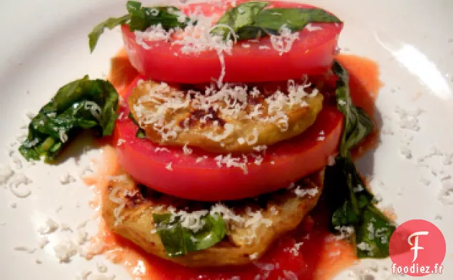 Aubergines Grillées Au Parmesan