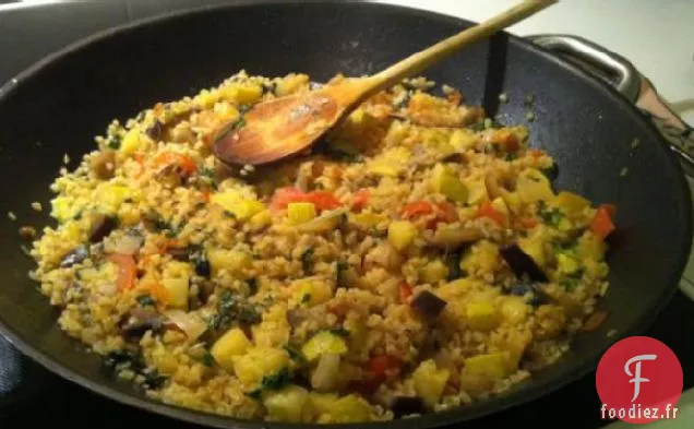 Courgettes - Boulgour d'Aubergine