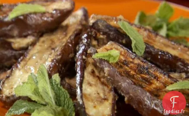 Aubergines Japonaises Grillées Glacées Au Miso