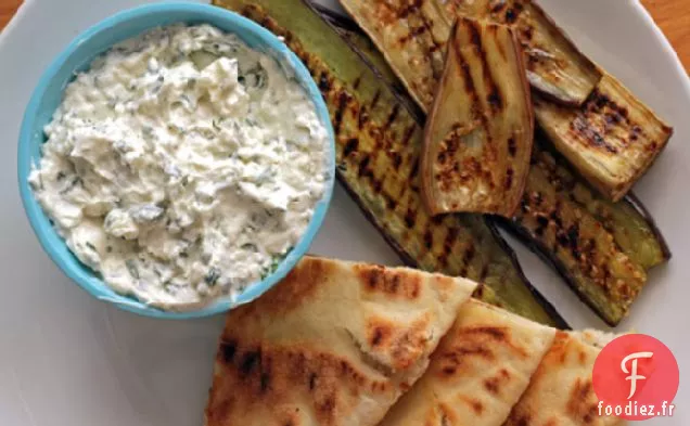 Aubergines Grillées de Nigel Slater avec Feta à la crème