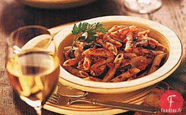 Pâtes à la Sauce aux Légumes Provençaux Rôtis