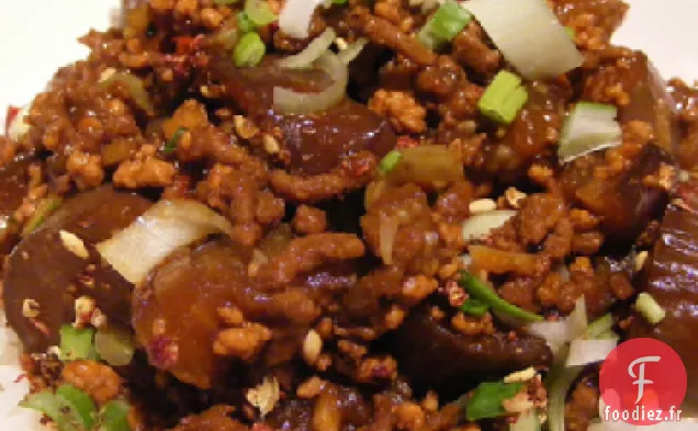 Aubergines Chinoises à Emporter en Sauce Épicée