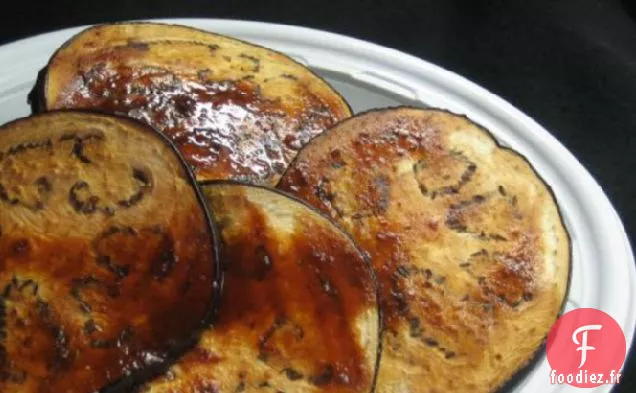Aubergines Rôties avec Glaçage Miso à l'Orange