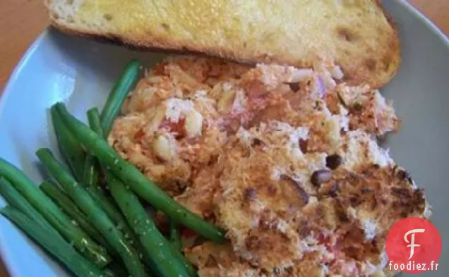 Aubergine au Fromage (Aubergine) - Casserole d'Orzo