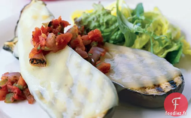 Provolone d'Aubergines Grillées