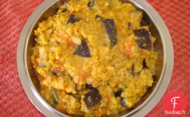 Pizza aux Lentilles Rouges et Patates Douces au Curry Faible en Gras (Végétarienne