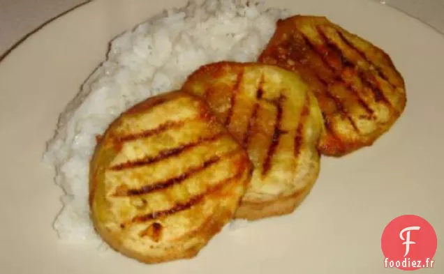 Aubergines dans une Sauce Épicée au Miel