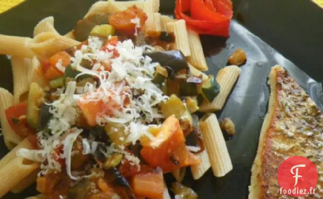 Pâtes aux Légumes Rôtis