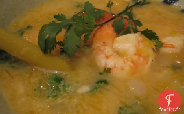 Soupe à la Citrouille et à la Noix de Coco