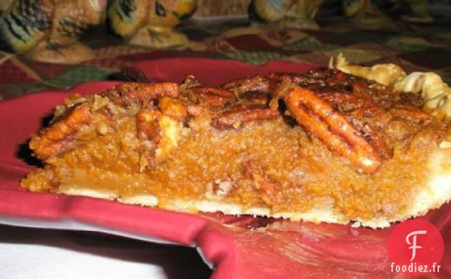 Tarte aux Noix de Pécan à la Citrouille