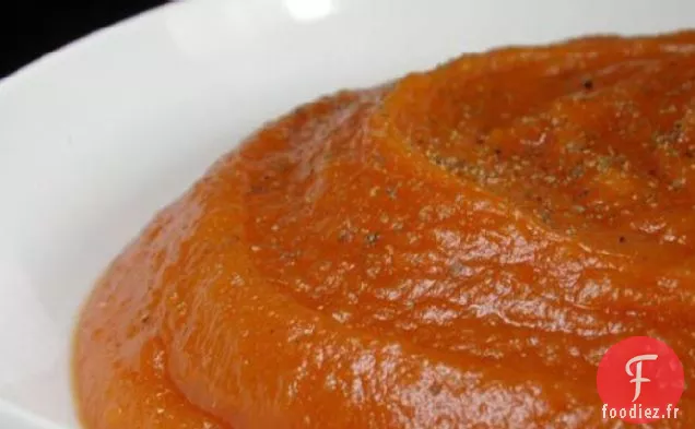 Soupe à la Citrouille et aux Tomates
