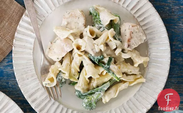 Pâtes de Poulet au Rabe de Brocoli