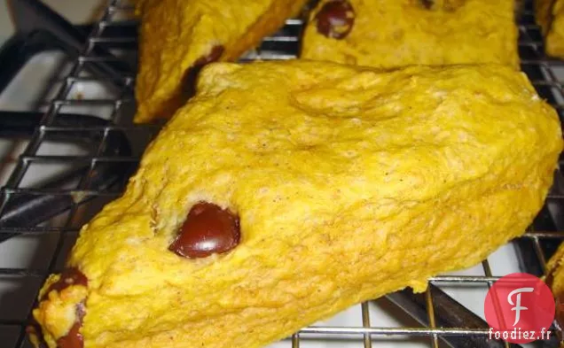 Scones Végétaliens à la Citrouille