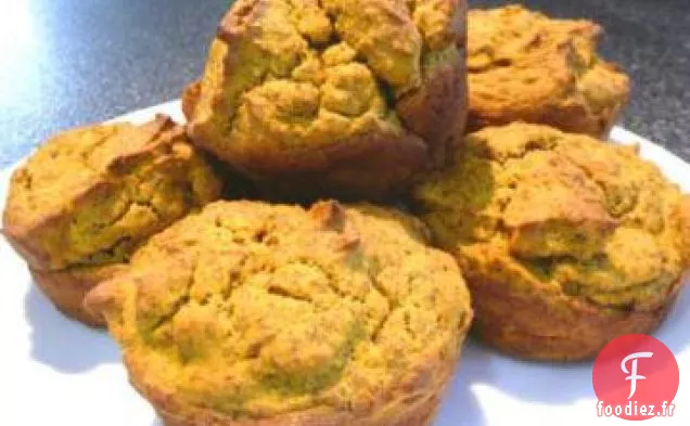 Muffins à La Citrouille Sans Blé Et À Faible Teneur En Glucides