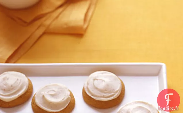 Biscuits à la Citrouille avec Glaçage au Beurre Brun