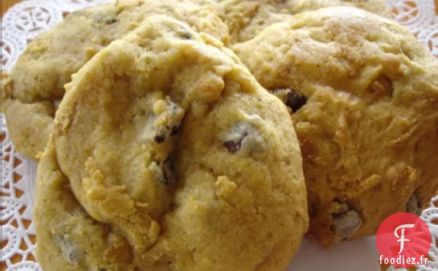 Biscuits aux Pépites de Chocolat à la Citrouille