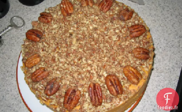 Gâteau au Fromage Tourbillon de Citrouille