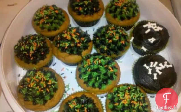 Cupcakes Faciles Aux Épices À La Citrouille Avec Glaçage Au Fromage À La Crème À La Cannelle