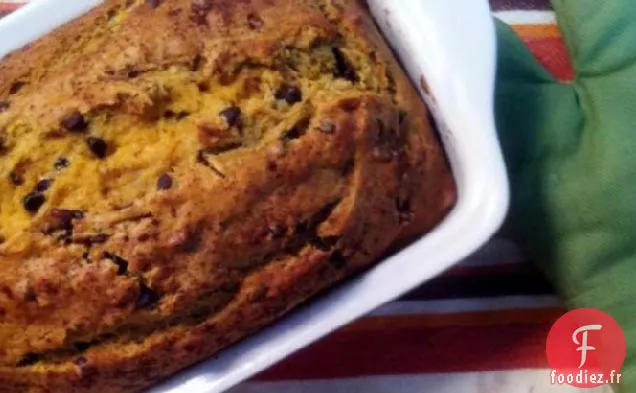 Pain aux Pépites de Chocolat à la Citrouille Et à la Banane