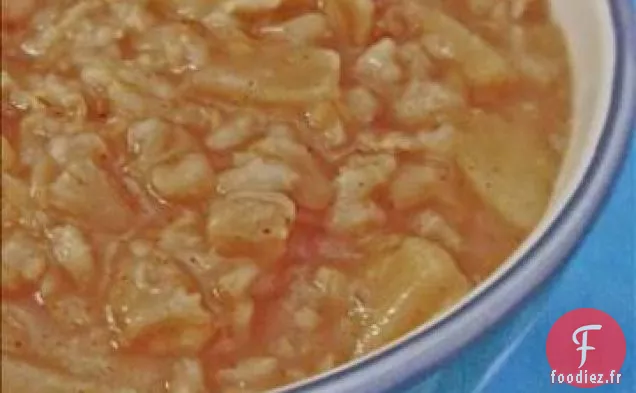 Flocons d'Avoine aux Pommes, à la Cannelle et aux Noix