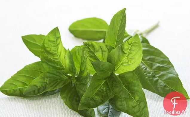 Black Bass au Pesto à la Sicilienne