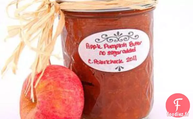 Crock Pot Beurre De Citrouille Aux Pommes (Sans Sucre Ajouté)