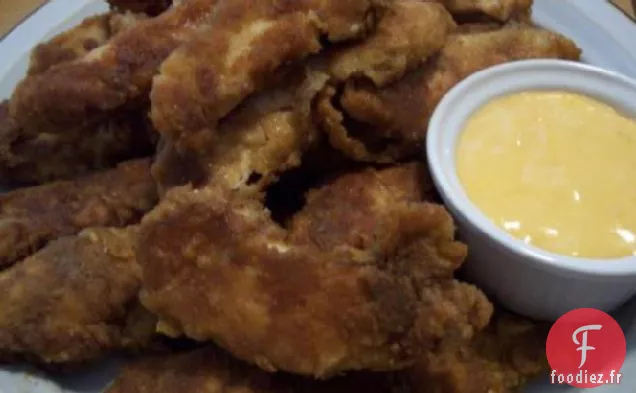 Doigts de Poulet et Courgettes en Croûte de Bretzel de Rachael Ray