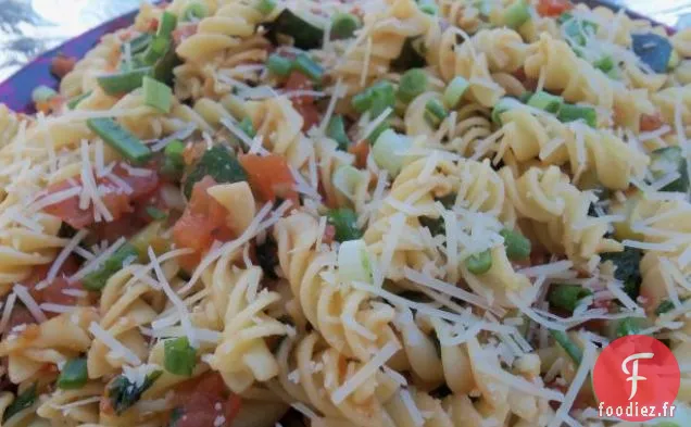 Salade d'Orzo de Courgettes au Basilic