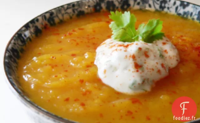 Bisque de Courge d'Hiver Épicée