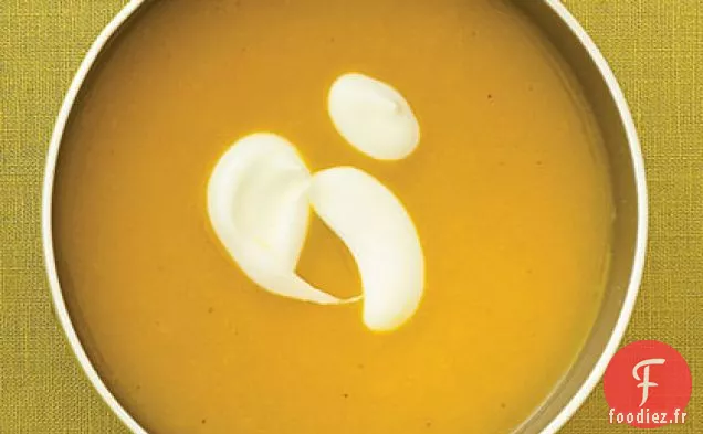Soupe de Courge Rôtie Au Cari