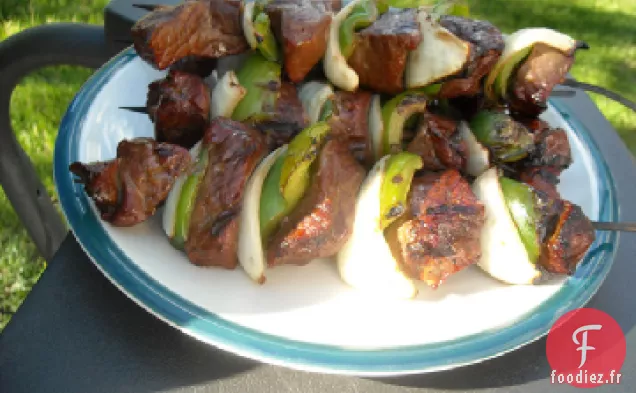Brochettes de Bœuf Marinées