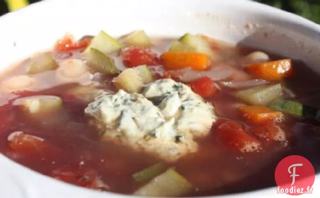 Soupe aux Haricots et Légumes Toscans