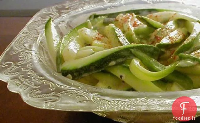 Courgettes Alfredo