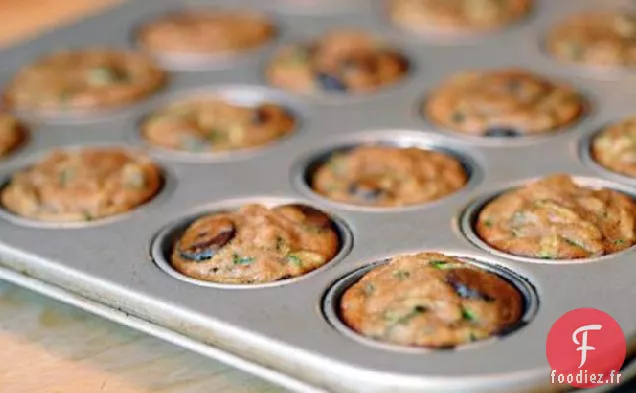 Mini-Muffins aux Pépites de Chocolat aux Courgettes (Sans Gluten)