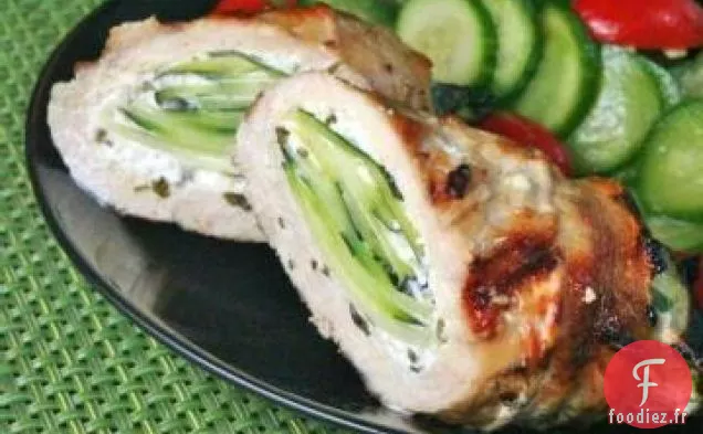 Poulet Farci aux Courgettes de Pâque