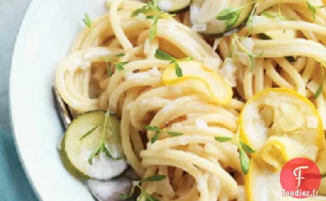 Pici aux Courges d'été et à l'Estragon