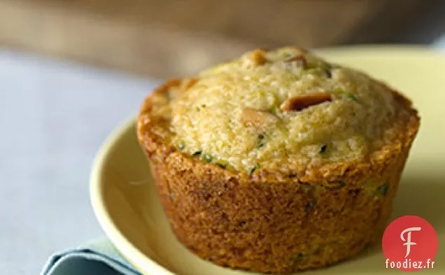 Recette de Muffins aux Courgettes et aux Pignons de Pin