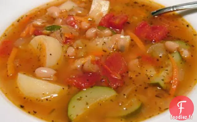 Minestrone de Haricots Blancs
