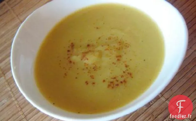 Soupe de Courge de Glands au Gingembre