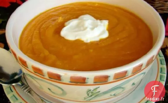 Soupe de Courge Musquée Rôtie