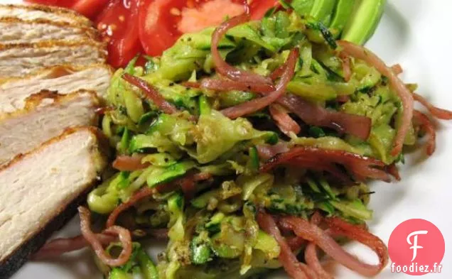 Courgettes et Oignons Sautés