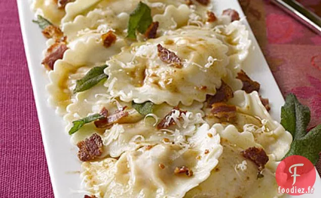 Raviolis de Courge Musquée à la Sauge