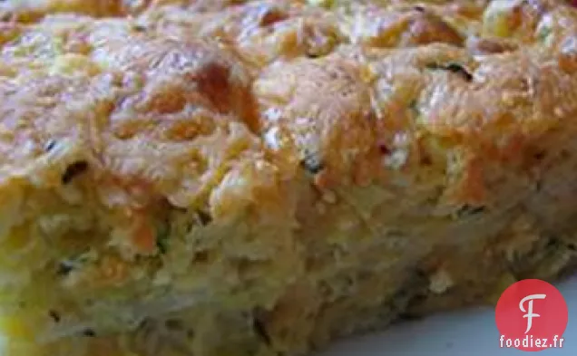 Casserole de Pain de Maïs aux Courgettes