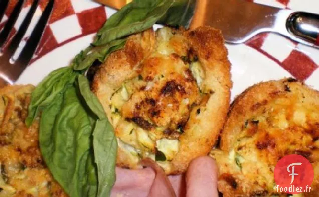 Toast de Courgettes au Basilic