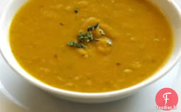 Soupe Crémeuse à la Courge Delicata