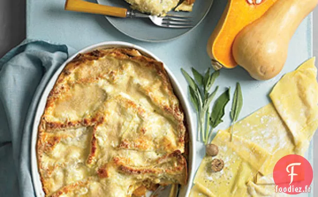 Lasagne à la Courge Musquée et à la Sauge